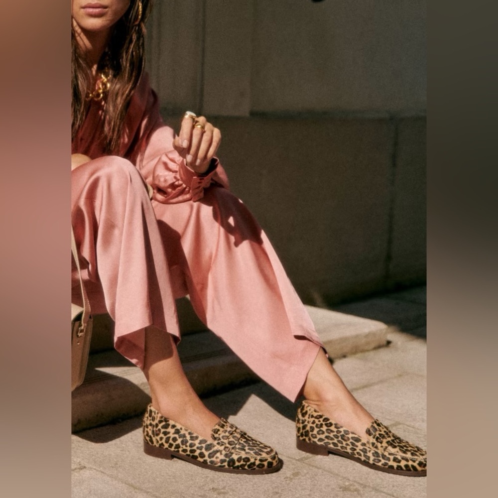 Sezane André loafers Leopard Print